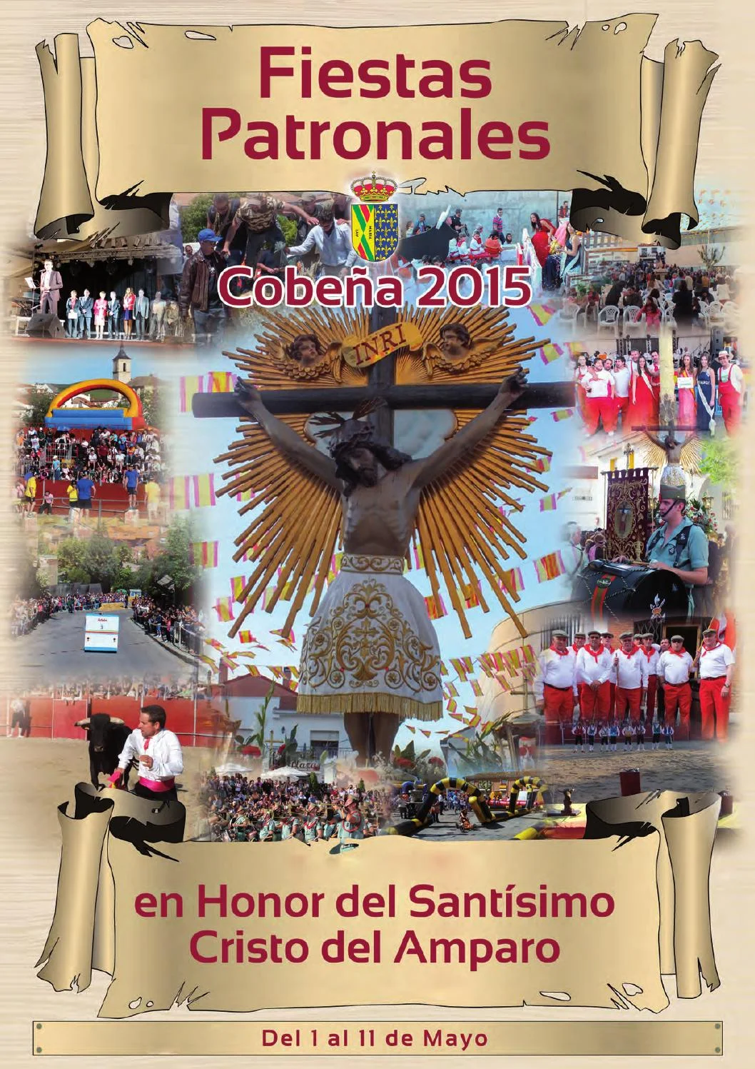Fiestas patronales en honor al Santísimo Cristo del Amparo 2015 Cobeña